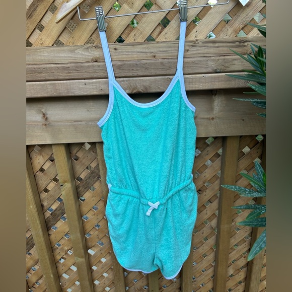 Abercrombie kids, girls, size US 11/12, teal, romper - Picture 1 of 4